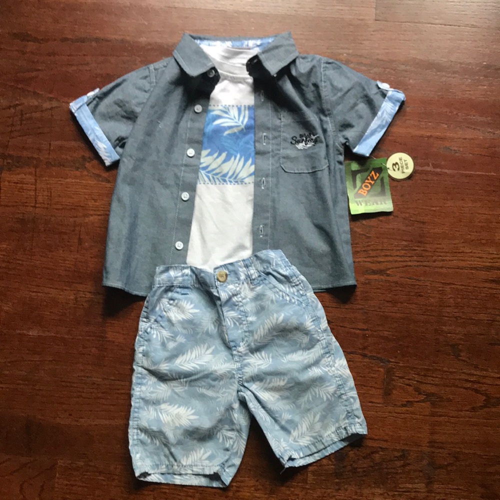 Boys 2T Shorts Set